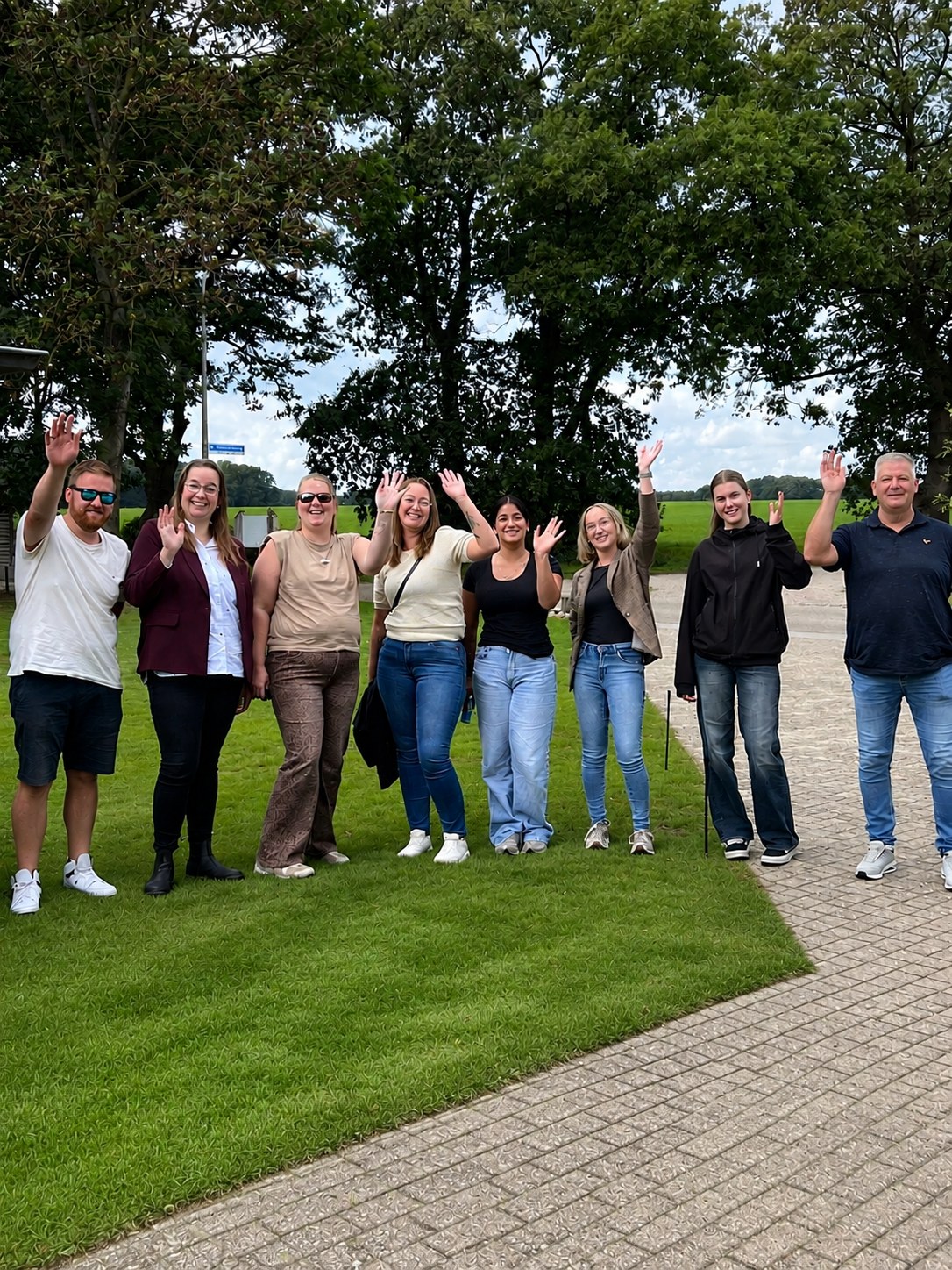 Het team van Hoeve de Klumpe